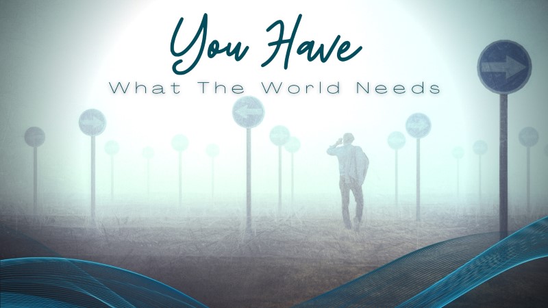 you have what the world needs video teaching series